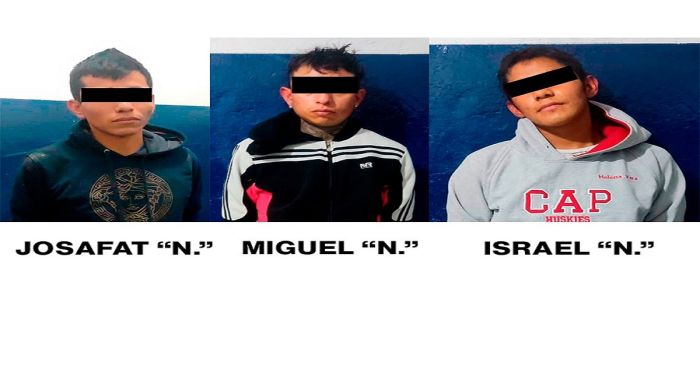 Detienen a cuatro sujetos por el delito de robo en el transporte p&uacute;blico