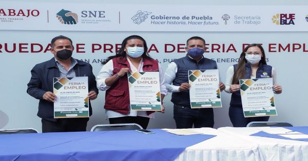 Anuncian primera Feria de Empleo 2023 de San Andrés Cholula