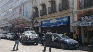 Deja un herido atracó a mercería del Centro de Puebla