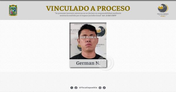 Vinculan a proceso a German N., por el posible delito de homicidio calificado