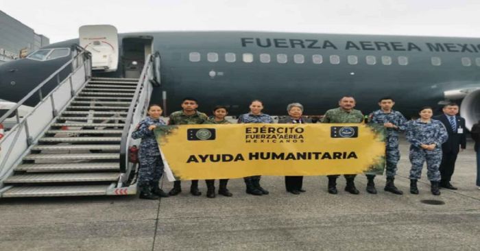 Llega a Tel Aviv avión de la Fuerza Aérea Mexicana