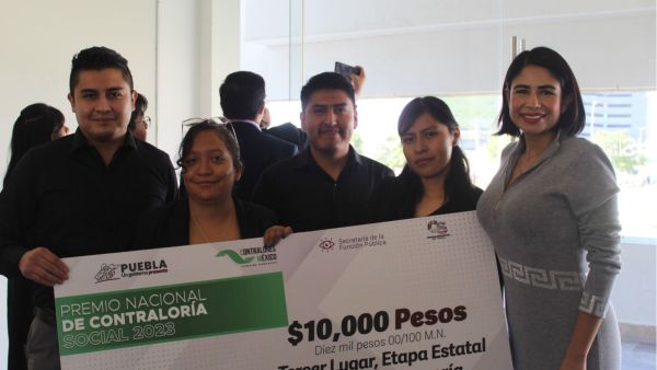 Ganan premio estatal de contraloría social 2023