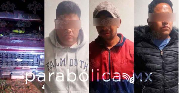 Detienen a tres presuntos huachicoleros en Cuyoaco
