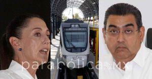 Retoman Sergio Salomón y Claudia Sheinbaum proyecto del Tren CDMX-Puebla