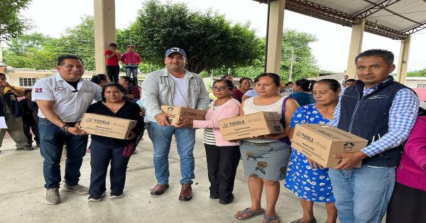 Entrega Bienestar producto lácteo en beneficio de nueve municipios de la Sierra Norte