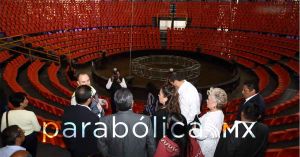 Supervisa Sergio Salomón la instalación de la Feria de Puebla