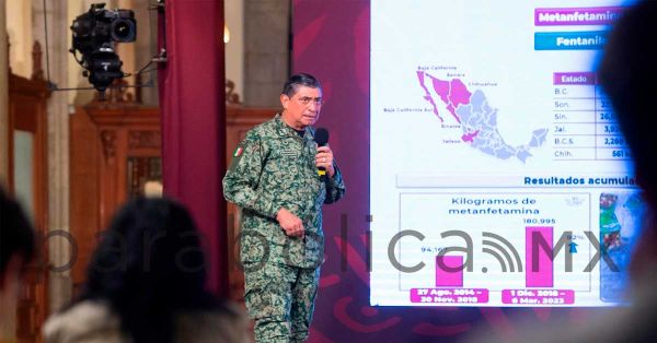 Se incrementó decomiso de fentanilo en más del 1000%: Sedena