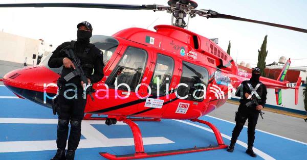 Se suma Helicóptero ‘Arcángel’ a operativos de seguridad en la ciudad