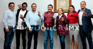 Se reúnen morenistas de San Pedro Cholula y la dirigencia estatal