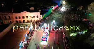 Disfruta Puebla capital de la magia, espectáculo y color de la Caravana Navideña