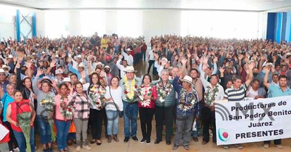 Entrega gobierno de Sergio Salomón programas para el campo en Atlixco