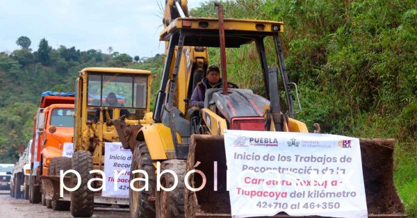 Preside Sergio Salomón el arranque de la rehabilitación de la carretera Texcapa-Tlapacoya