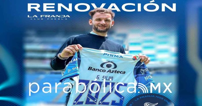 Renueva el Club Puebla a Gastón Silva hasta 2025