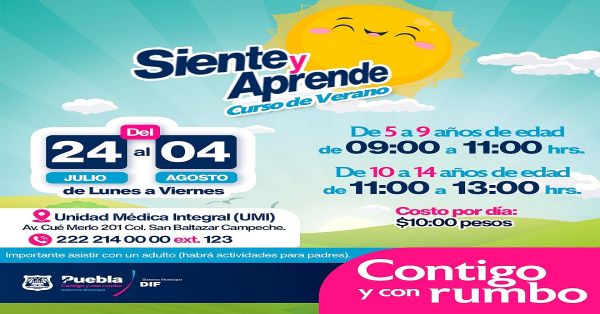 Anuncia SMDIF curso de verano para padres e hijos