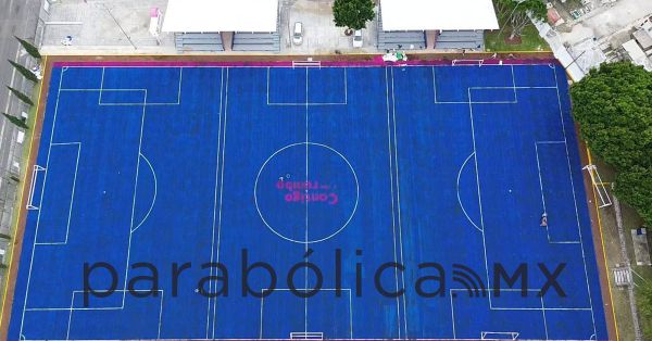 Benefician a poblanos con rehabilitaci&oacute;n del deportivo La Piedad