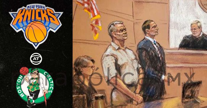 Interrumpen juicio de García Luna por el juego Boston Celtics - New York Knicks