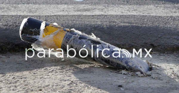 Removeran m&aacute;s de 400 bolardos da&ntilde;ados en Puebla