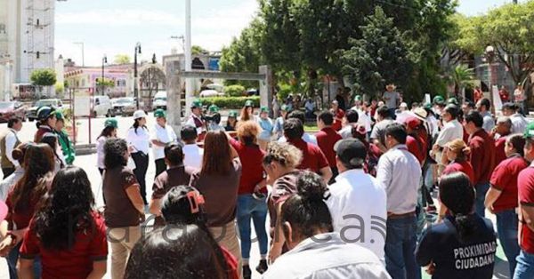 Participa Javier Aquino en Simulacro Estatal en Chietla