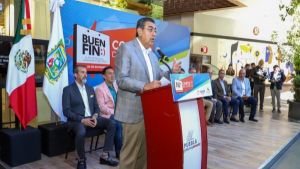 Inaugura Sergio Salomón &quot;El Buen Fin 2023&quot;; llama a cerrar filas por la seguridad