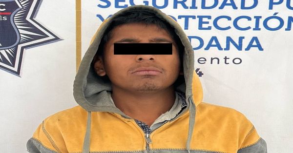 Detienen en San Andrés Cholula a presunto responsable de robo casa habitación