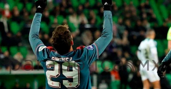 Anota Santiago Giménez en la victoria del Feyenoord ante el Groningen