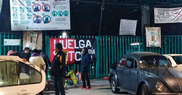 Estalla huelga en 20 colegios de bachilleres de la CDMX