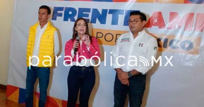 Llaman dirigentes de partidos del Frente a la unidad en Chalchicomula de Sesma y Tehuacán