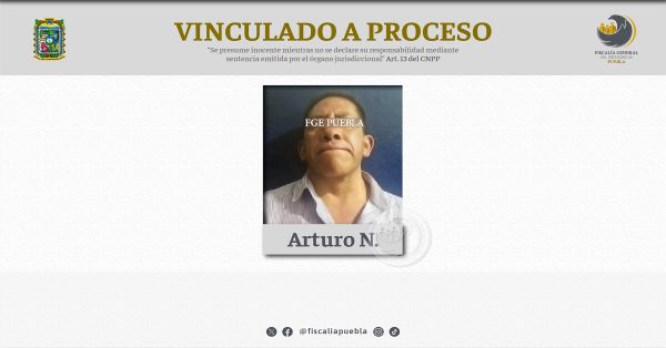 Inician proceso contra Arturo N., por su probable responsabilidad en el delito de feminicidio