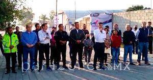 Entrega ayuntamiento calles rehabilitadas en la colonia Guadalupe Hidalgo