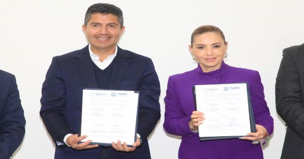 Signan convenio Puebla capital y San Pedro Cholula en materia tur&iacute;stica