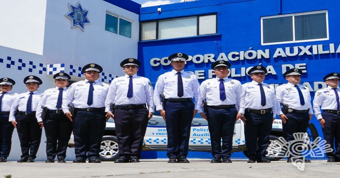 Presenta Policía Auxiliar Servicios Especializados de Seguridad