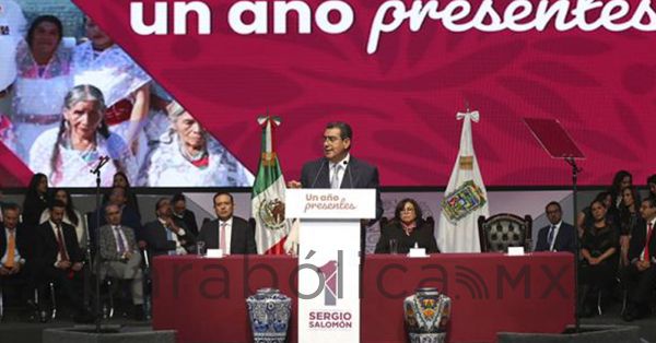 Convoca Sergio Salomón a trabajar sin divisiones partidistas