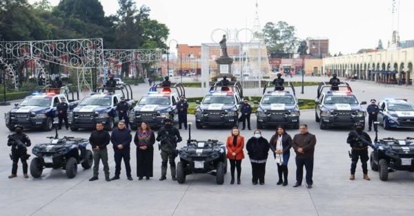 Refuerzan en San Pedro Cholula la seguridad 18 nuevas patrullas