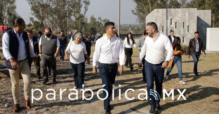 Anuncia Eduardo Rivera la segunda etapa de Rehabilitación del Parque de Amalucan