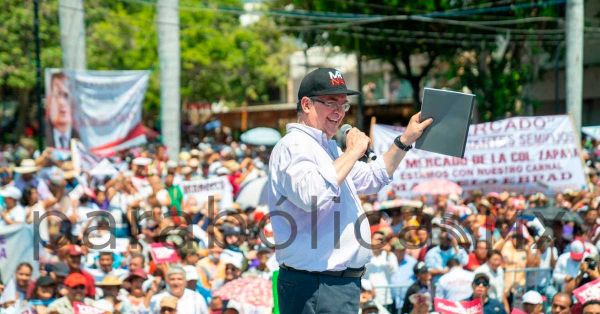 Encabeza Ebrard mega marcha en Acapulco rumbo a elecciones de 2024