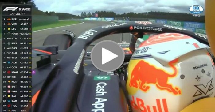 Necio Verstappen con Red Bull por la estrategia de Checo Pérez