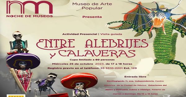 Participan 70 recintos culturales en la Noche de Museos del Día de Muertos en la CDMX