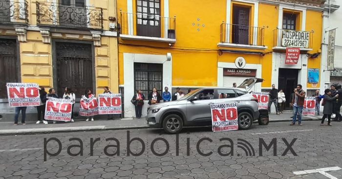 Exigen vecinos del Carmen retirar parquímetros