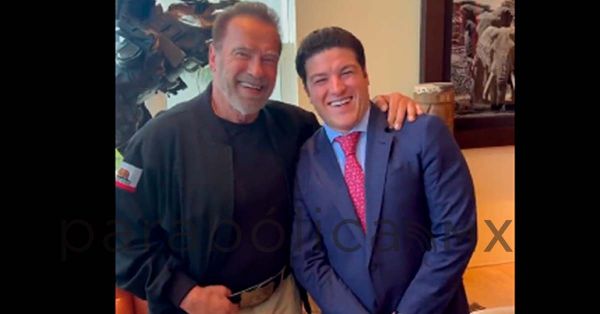 “¡Hasta Nuevo León, Baby!”: Se reúnen Arnold Schwarzenegger y Samuel García en California