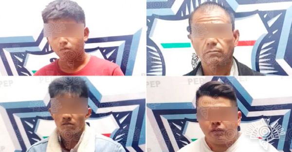 Detiene a cuatro hombres por portación ilegal de arma de fuego en Puebla