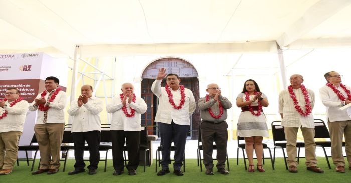 Realizan restauraci&oacute;n de inmuebles hist&oacute;ricos afectados por sismos: Sergio Salom&oacute;n