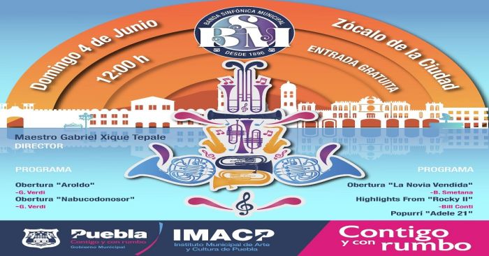 Anuncian diversas actividades culturales en el Centro Histórico de Puebla