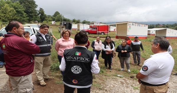 Coadyuvan Protección Civil estatal y nacional en supervisión de polvorines de Xiutetelco