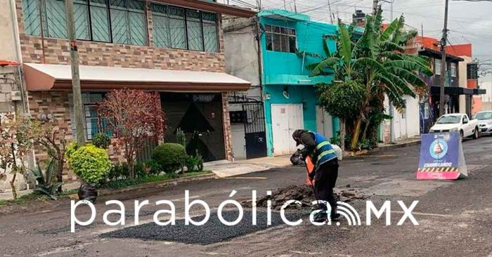 Tapa ayuntamiento dos mil baches en tan sólo cinco días