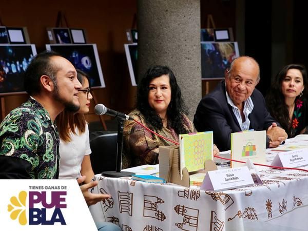 Fomenta gobierno de Puebla participación artística infantil con publicaciones literarias inclusivas