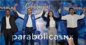 Le levanta la mano Marko Cortés a Eduardo Rivera para gubernatura