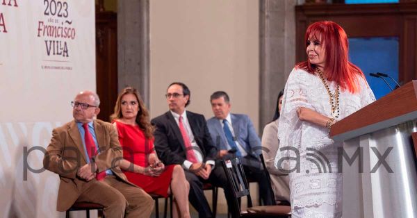 “Súbete al Tren, guerrero jaguar”, presenta Layda Sansores canción del Tren Maya en la mañanera