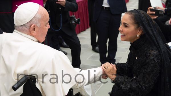 Pide Mara Lezama al papa Francisco bendición para el Tren Maya