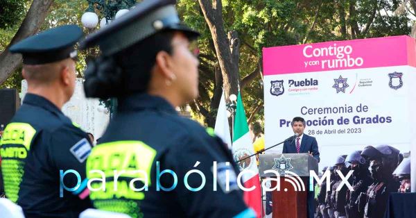 Destaca ERP "calidad, ejemplo, trabajo, dedicaci&oacute;n, honestidad" de Polic&iacute;as municipales