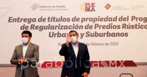 Damos continuidad al Programa de Regularizaci&oacute;n de Predios de Miguel Barbosa: Segob